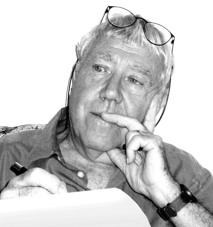 Islander News cartoonist Peter Evans